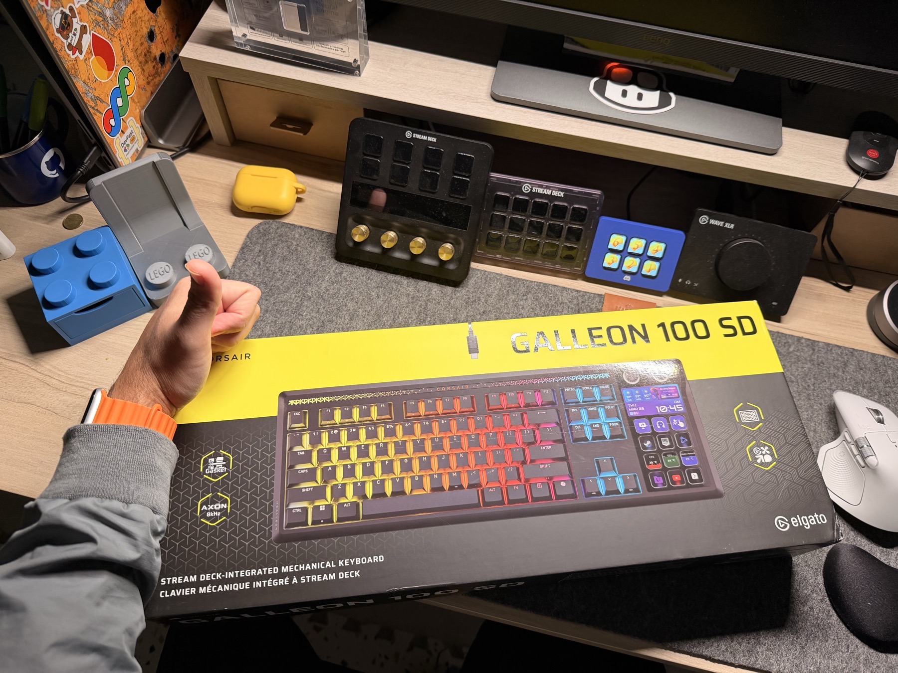 Módulo Stream Deck integrado en el Galleon 100 SD