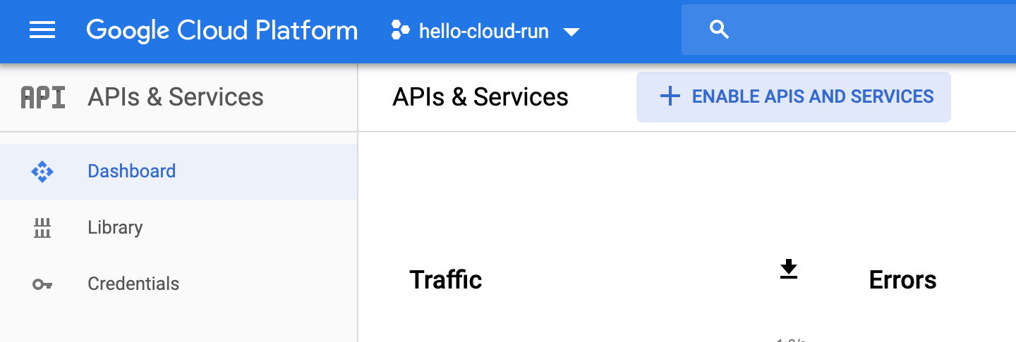 Activación de APIs en Google Cloud